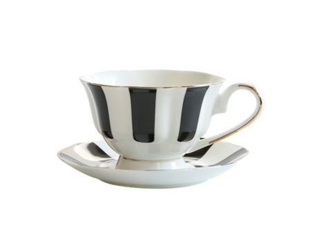 Taza XGF Taza de cerámica de cerámica en forma de flor y platillo Tasa de té Taza de té Leche Tazas de agua Tazas de bebidas Café Tazas Postre plat...
