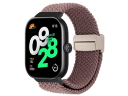 Pulsera para Redmi Watch 6 / 5 / 4, nailon trenzado, cierre magnético, morado humo, XIAOMOYU