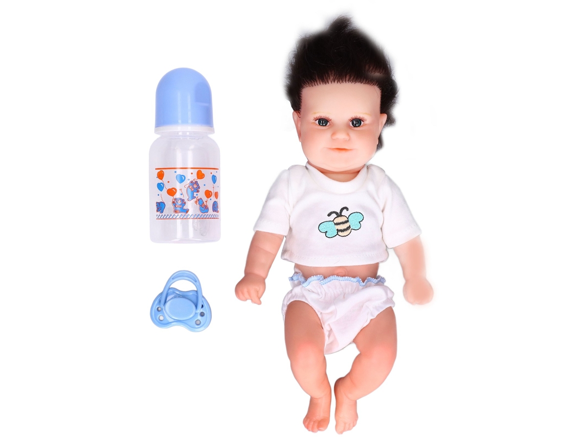 Boneca De Bebê Recém-nascido De Silicone 12 Polegadas Realista Com Roupas Presente