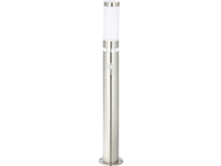 Poste com detector de cores de aço LED integrado