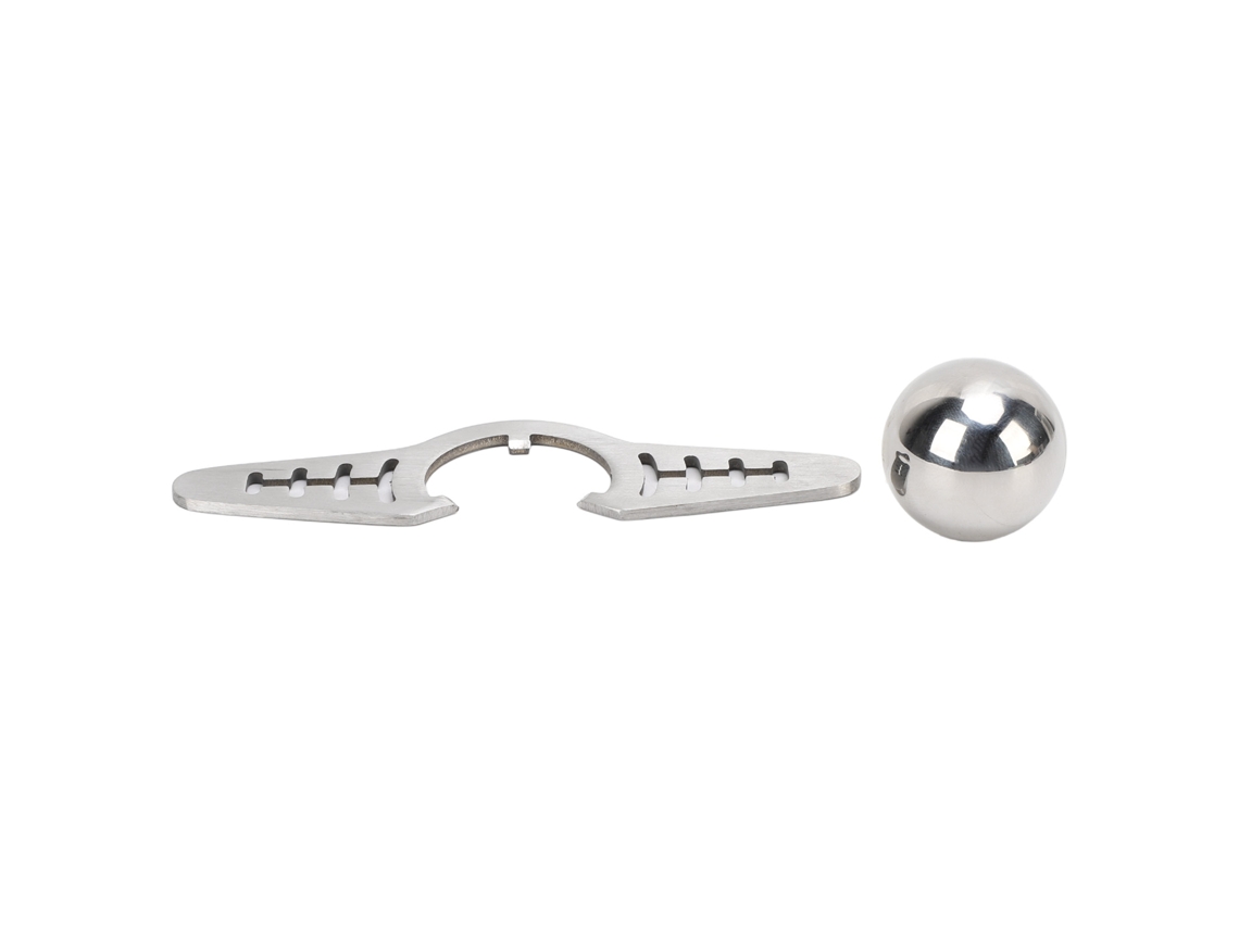 Bola De Enfriamiento De Café Reutilizable De Acero Inoxidable Con Soporte Para Utensilio De Hielo Para Sabores Puros.