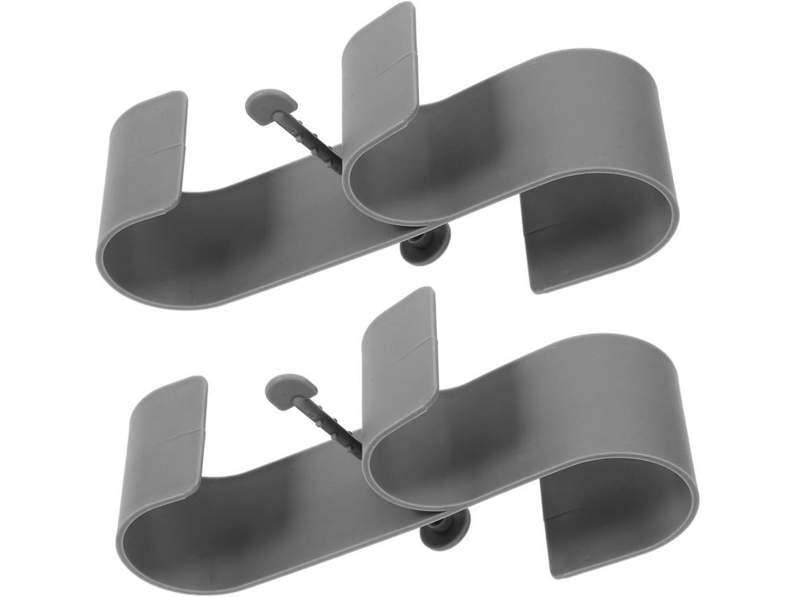Gancho De Plástico De 2 Piezas Para Valla, Soporte Para Herramientas De Piscina, Ganchos Para