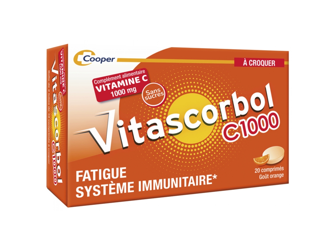 Vitascorbol C1000 20 comprimidos masticables VITASCORBOL
