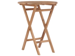 Mesa de jardín VIDAXL Marrón Madera