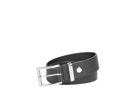 Cinturón GUESS JEANS Cuero Hombre (M - Negro)