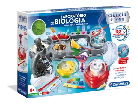 Kit de Ciencia CLEMENTONI Laboratorio de Ciencia y Biología del Juego 67591