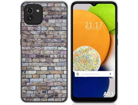 Carcasa para Samsung Galaxy A03 TUMUNDOSMARTPHONE Dibujos Ladrillo 02 Multicolor