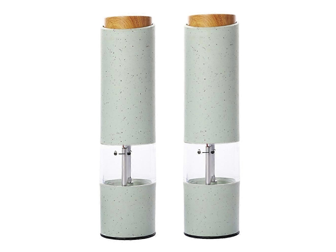 Juego de 2 molinillos de pimienta eléctricos para cocina (pilas no incluidas). Rosewell