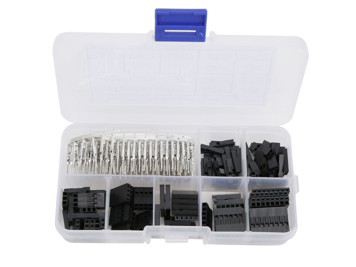 Kit De 310 Conectores Puente Macho/hembra De 2,54 Mm Awg28 Para Proyectos Electrónicos Con Arduino Y Raspberry Pi.