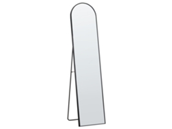 Espejo de pie BELIANI Bagnolet de Aluminio Negro 36x40x150