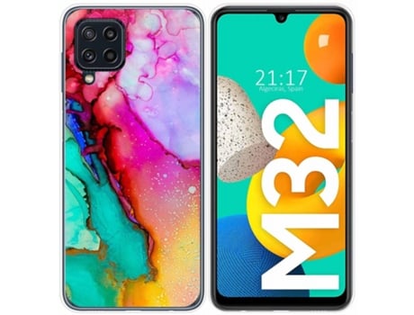 Carcasa Samsung Galaxy M32 TUMUNDOSMARTPHONE Dibujos Multicolor
