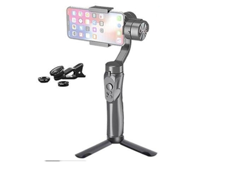 Guimbal Estabilizador SLOWMOOSE Bleuthoot 3-Axis Selfie Stick Trípode para Smartphone