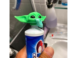 Dispensador De Pasta De Dientes De Yoda, Ideal Para La Higiene Del Bebé Y El Baño. Regalo Perfecto Para Fans.