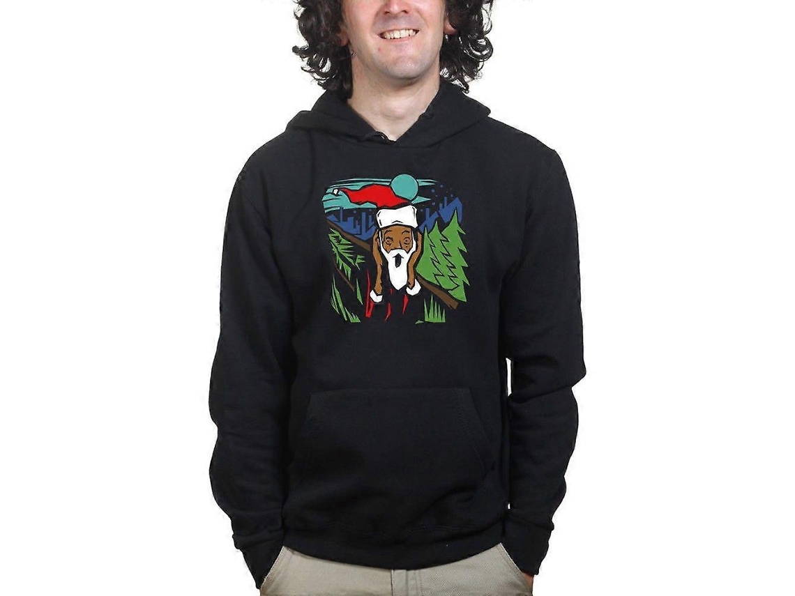Sudadera con capucha "Scream Santa Christmas Xmas New Gift Tree" Ho0133 Hengjian