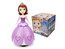 Muñeca bailarina princesa giratoria, luces de ensueño, juguetes musicales eléctricos para niños