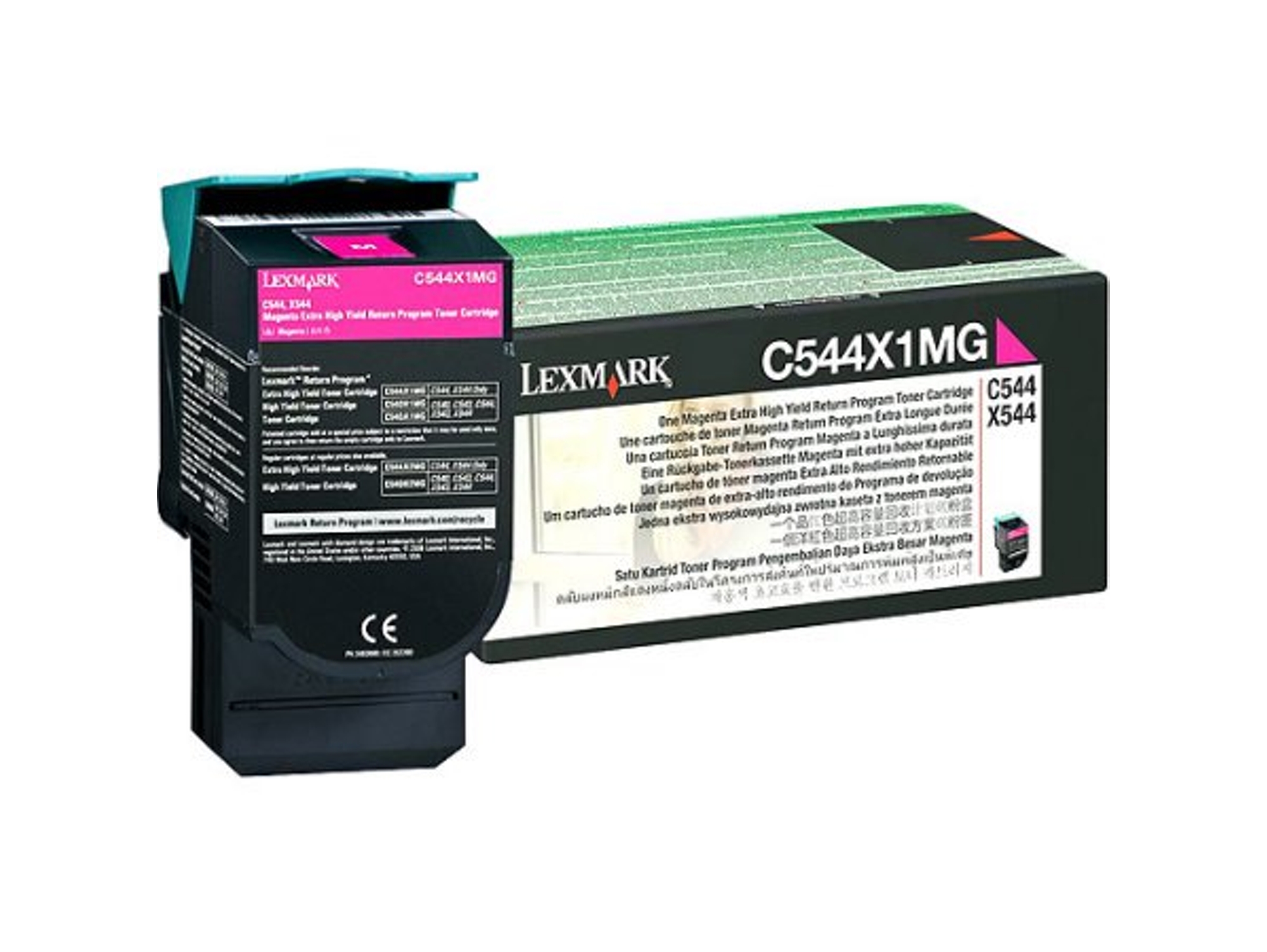 Tóner LEXMARK C544, X544 Magenta