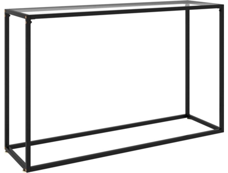 Mesa consola VIDAXL Transparente Cristal (120x35x75 cm)