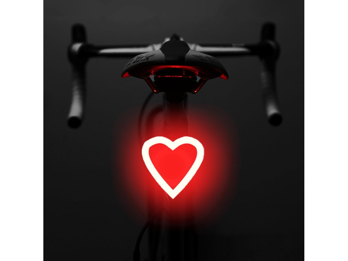 Luz Trasera Bici Recargable Antirrobo, Mando Distancia Señales Dirección/luz Freno, Automática, Impermeable