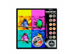 Pintar con Diamantes Pájaros NICE Diamantiny 96342 Azul