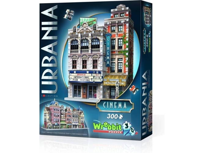 Puzzle 3D WREBBIT Cine (Edad Mínima: 12 - 300 Piezas)