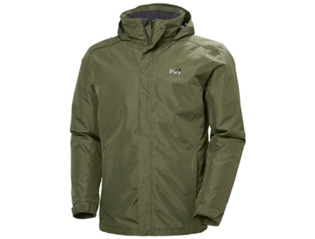Abrigo Impermeable para Hombre HELLY HANSEN (XL - Poliéster - Verde)