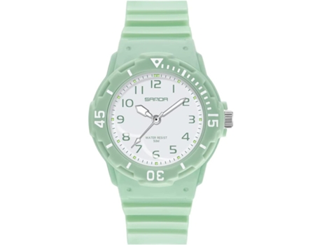VEANXIN Relojes deportivos de moda para mujer Relojes de pulsera de resina impermeables-rosa