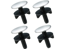 Tapa Para Orificio De Grifo, Ajustable De 15 A 40 Mm, Acero Inoxidable Y Plástico, Para Cocina Y Baño, 4 Unidades.