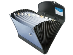 Bolsa de Ventilador de Diseño RAPESCO Din A4 13 Compartimentos Azul