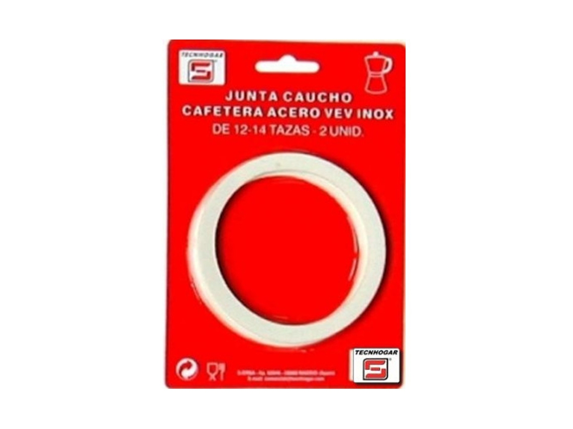 Blister 2 Juntas Goma Cafet 12-14T Acero 01508 TECNHOGAR