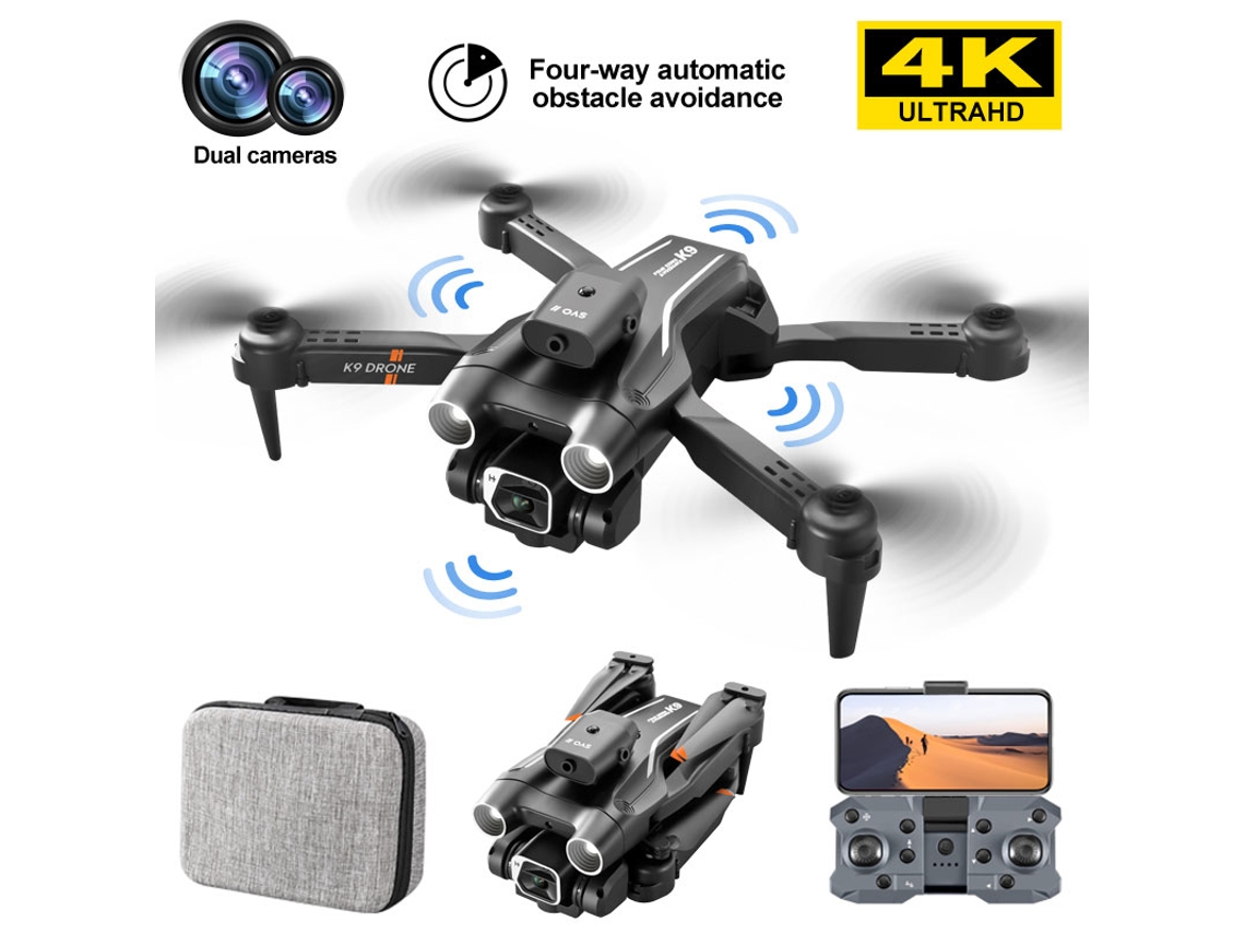 K9 Mini Drone4K - Duración de la batería: 18 min - Negro