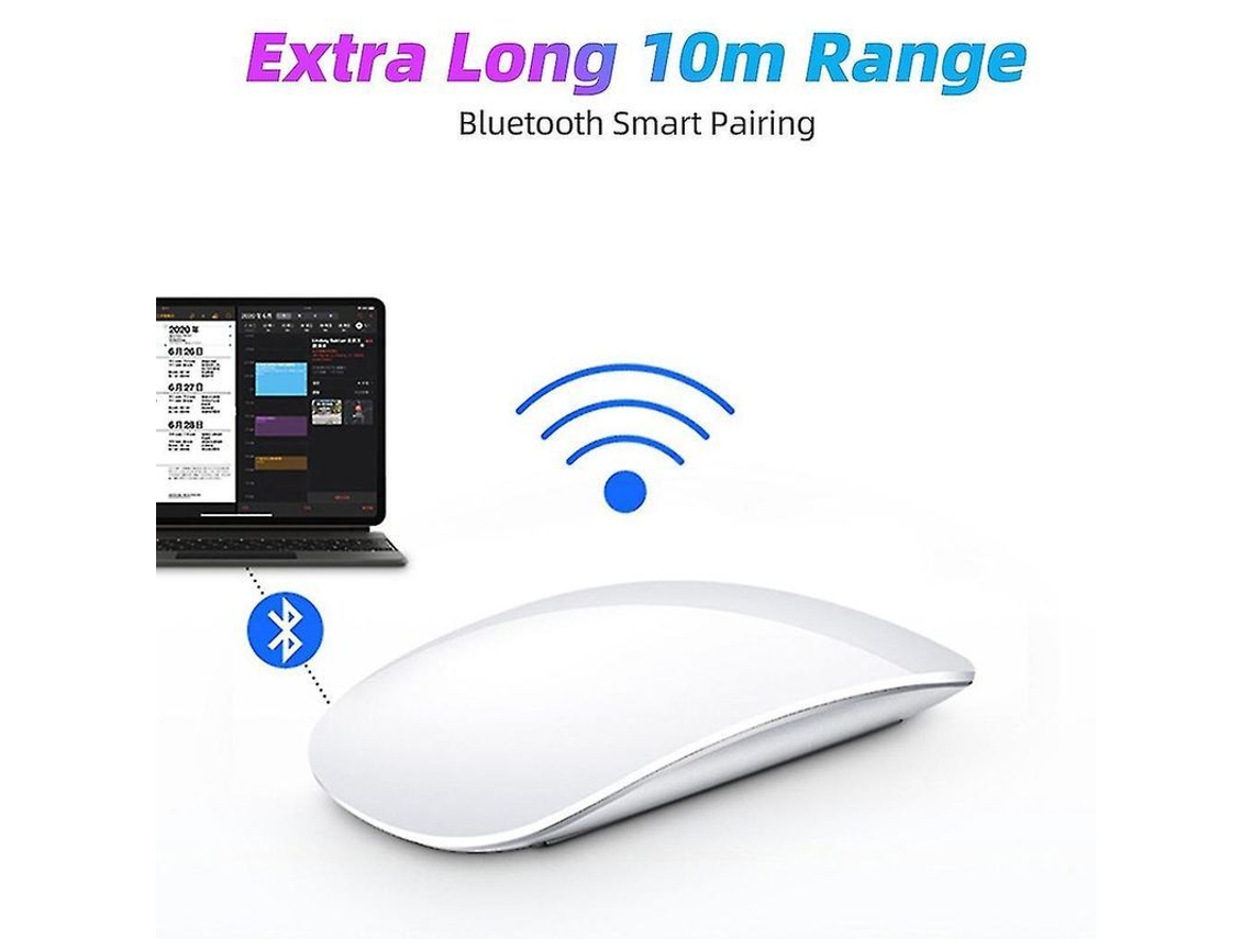 Ratón Inalámbrico Bluetooth Magic Mouse Para Macbook Air Pro Con Función Multitáctil, Recargable.
