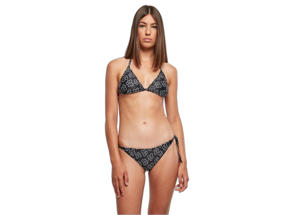 Bikini de Mujer para Natación URBAN CLASSICS (S - Negro)