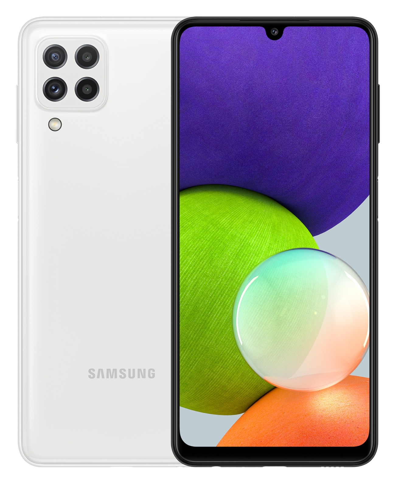 Smartphone SAMSUNG Galaxy A22 (6.4'' - 4 GB - 128 GB - Blanco)