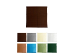 Persiana De Pvc Alicantina Con Polea Metálica | Persiana Enrollable | Estor Enrollable Para Ventanas, Puertas, Salón Y Cocina Nogal 75 X 100 Cm