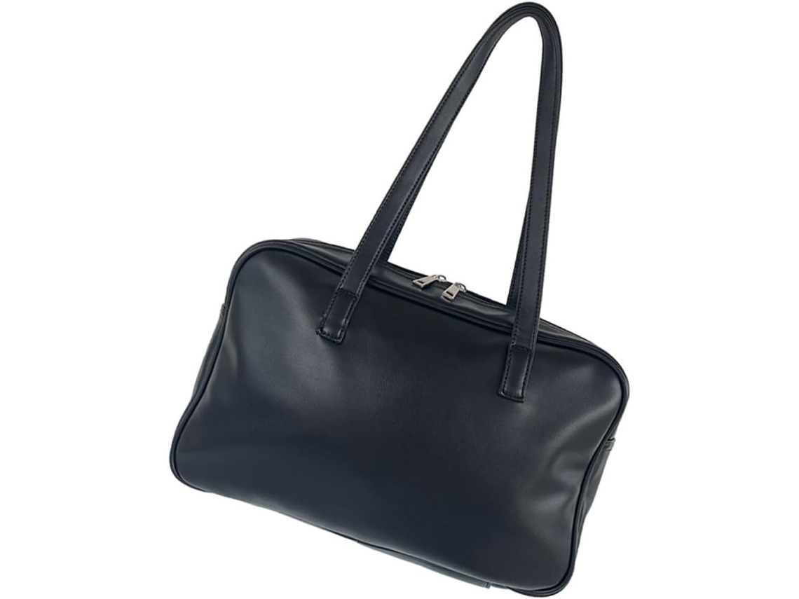 Bolso De Mano Ciieeo Para Mujer En Piel Sintética Ligera, Gran Capacidad Y Cierre De Cremallera.