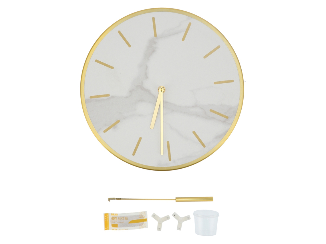 Reloj de pared moderno Baok con péndulo redondo grande y silencioso, ideal para el hogar, bares y cafeterías.