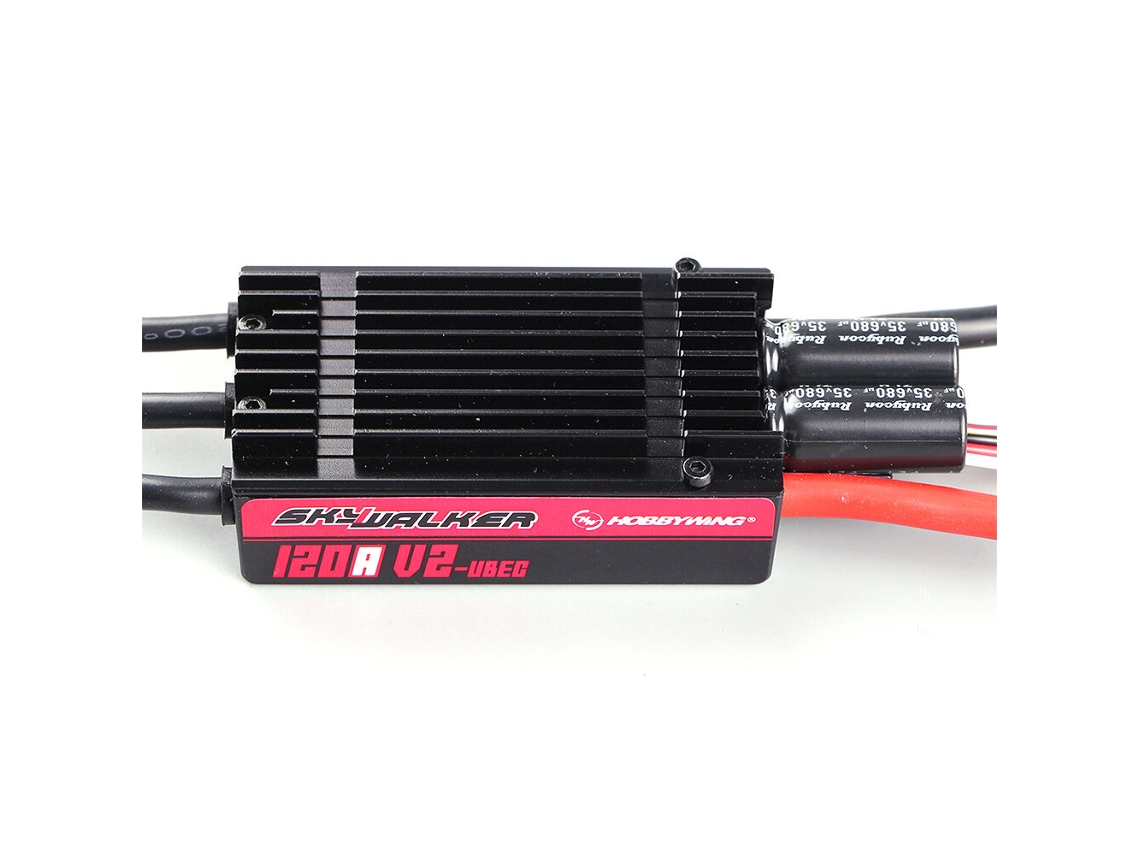 Hobbywing Skywalker 120a V2 Ubec Brushless Esc With Reverse Brake 3-8s For Rc Airplane Fixed Wing