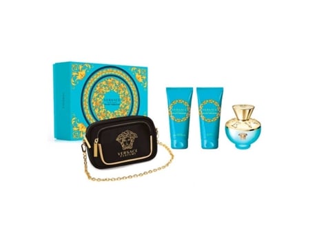 Juego de Perfume Versace Dylan Turquoise 4 Peças