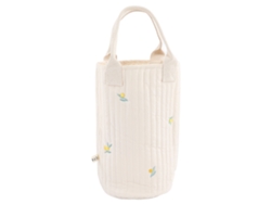 Bolsa De Algodón Para Biberones Con Estampado De Oliva Bordado, Bolsa De Pañales Portátil Para Bebé