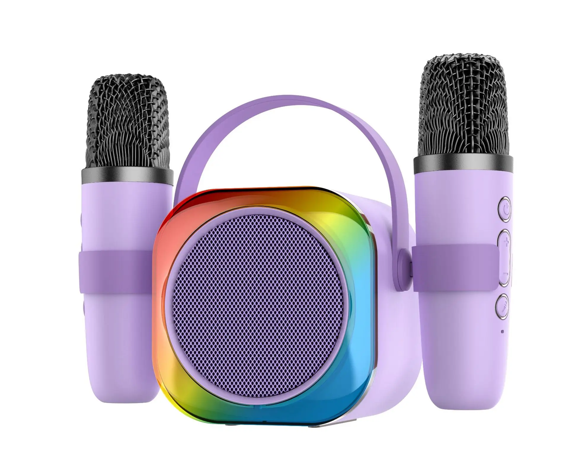 Altavoz Bluetooth Para Grabación Y Almacenamiento (morado) T06 Micrófono Inalámbrico