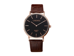 Reloj De Pulsera De Aleación Sencillo Y Moderno Con Esfera Redonda De Cuarzo, Accesorio Decorativo (d)