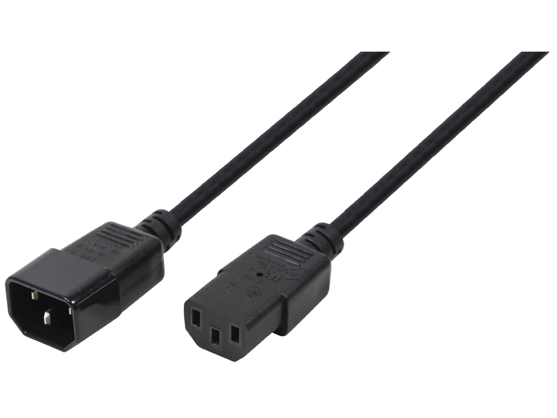 Cable de Extensión para Dispositivo Frío LOGILINK C13 C14 3,0 M
