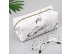 Estuche grande con estampado de mármol de Chennnls