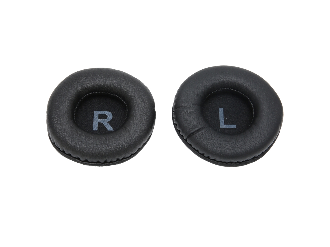 Almohadillas De Repuesto Para Auriculares Redondos De 80 Mm, Universales, De Piel Sintética.