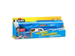 Pistola de agua motorizada Zuru X Shot Mega Pulse, batería recargable de recarga rápida, alcance de 9 m, depósito de 1,1 l