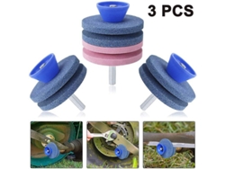 3pcs Afilador De Cuchillas De Cortacésped Compatible Con Cortacésped Zma