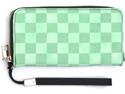 Cartera Cuero Con Cremallera Para Mujer Diseño Estampado