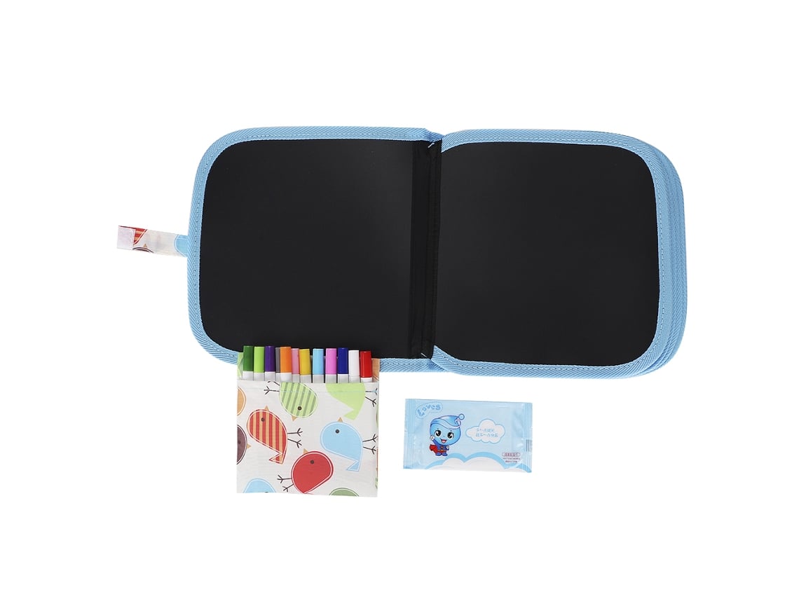 Bjww - Quadro de desenho portátil sem marcas com canetas de água reutilizáveis para crianças (Tampa de pássaro)