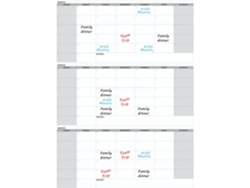 Calendario Organizador 3 Arra Blanca De 3