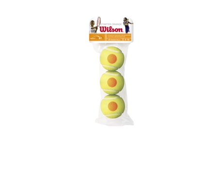 Juego de 3 pelotas de tenis WILSON Starter Tour Orange